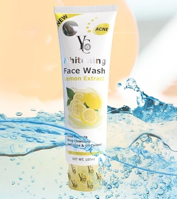 Picture of YC Lemon Extract Whitening Face Wash - 100ml - Yellow