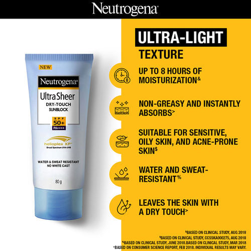 Picture of Neutrogena Ultra Sheer Dry-Touch Sunblock SPF 50+ PA++++ ( 80 g )