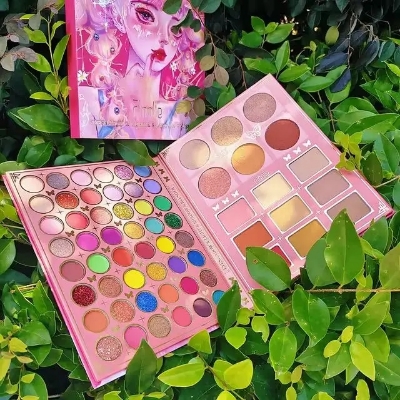 Picture of IGOODCO 48 Color Eyeshadow Palette 6 Blush & 6 highlighter Combo Pallet