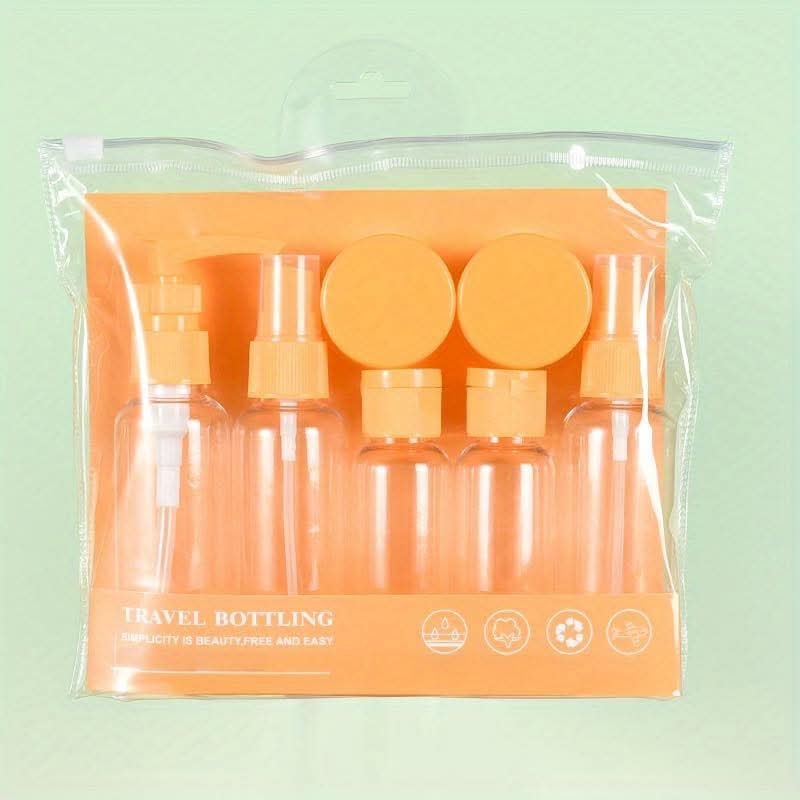 Picture of Travel Bottle Kit Leak Proof Portable Toiletry Containers Set Cosmetic Containers For Lotion Cream - Multicolor