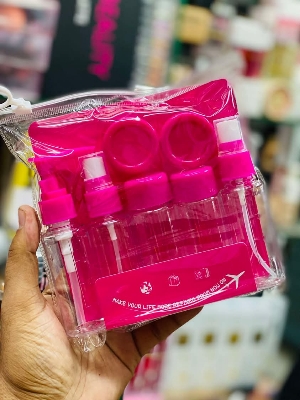 Picture of Travel Bottle Kit Leak Proof Portable Toiletry Containers Set Cosmetic Containers For Lotion Cream - Multicolor