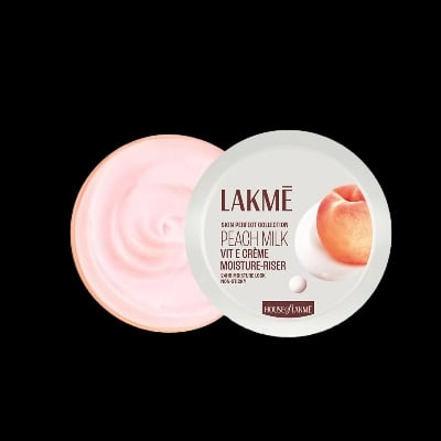 Picture of Lakme Skin Perfect Collection Peach Milk Vitamin E Cream Moisturiser 25g
