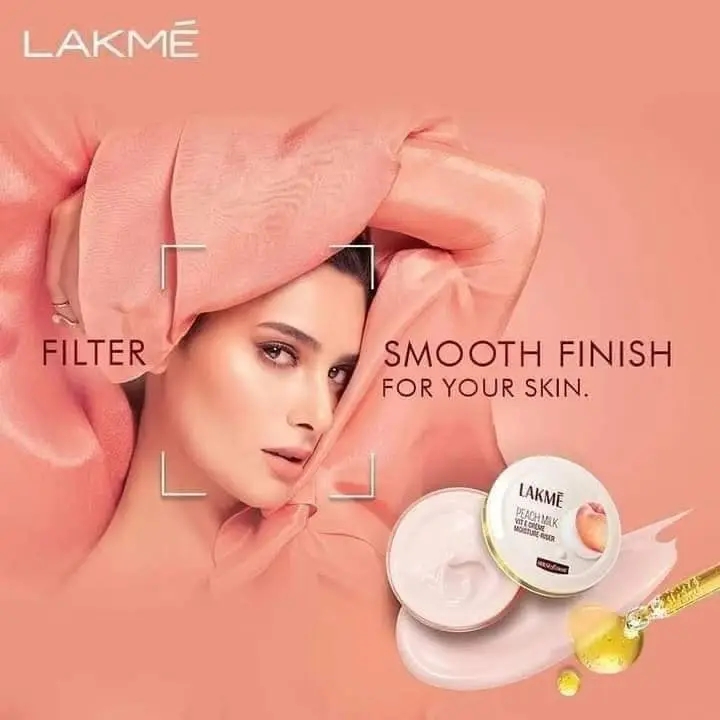 Picture of Lakme Skin Perfect Collection Peach Milk Vitamin E Cream Moisturiser 25g