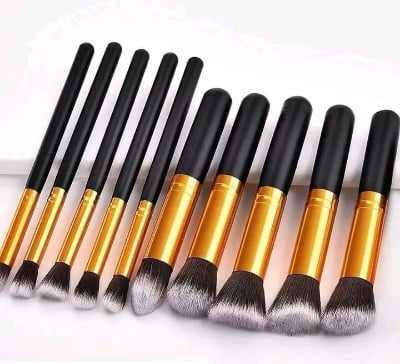 Picture of Kabuki 10Pcs Makeup Brush Set