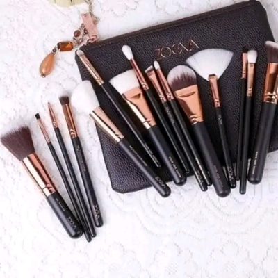 Picture of ZOEVA Professional Makeup Brush Set - 15pcs - Black