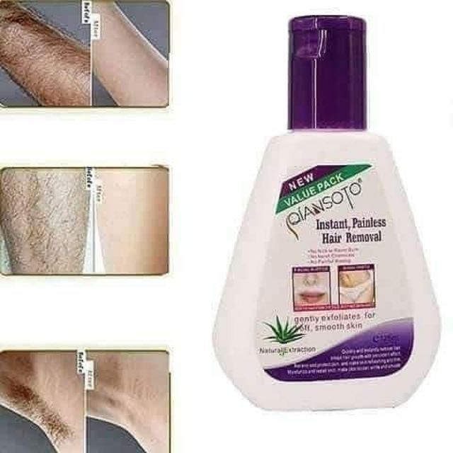 Picture of Qiansoto Hair Removal Instant Painless Smooth Skin 125ML - Purple