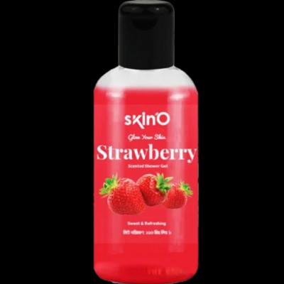 Picture of Skino Strawberry Flavoured Shower Gel for Soft & Glowing Skin - 220ml - Fruity