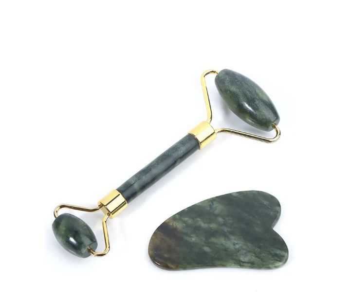 Picture of Face Massager Roller Guasha Scraper Set
Beauty Gua Sha Natural Stone Face Massager
Chin Cellulite Slim Massage Skin Care Tools