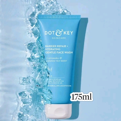 Picture of Dot & Key Barrier Repair + Hydrating Gentle Facewash - 100ml - Blue