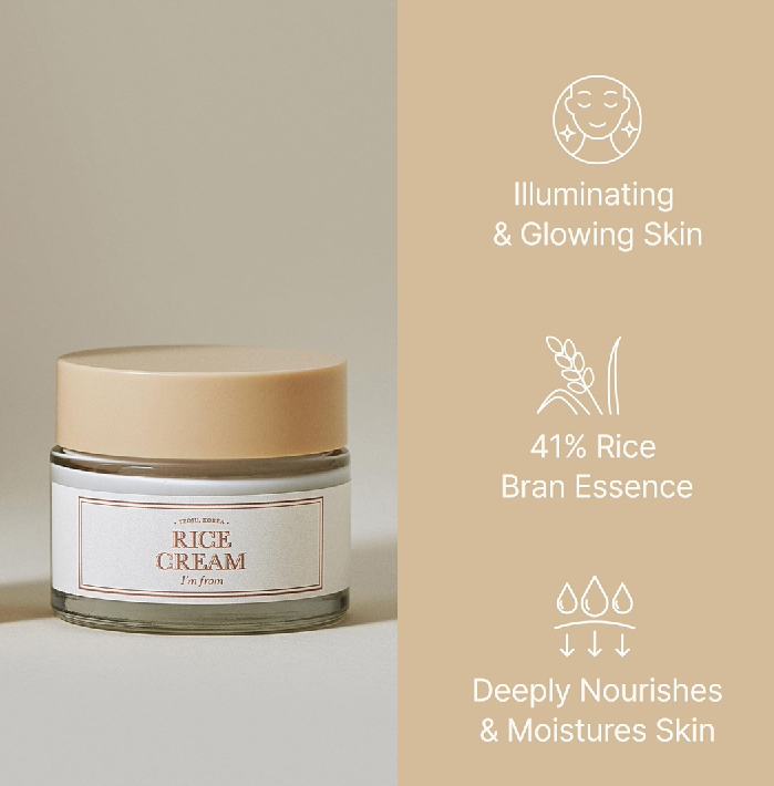 Picture of I'M From Rice Cream Moisturizes the skin (Korea)
- 50g