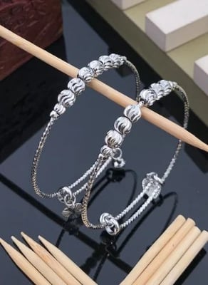 Picture of Gold Plated Copper Bengal Set/Churi Set Adjustable for Women