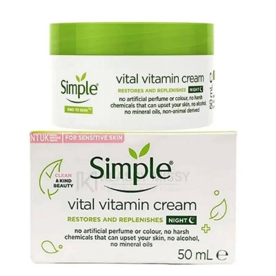 Picture of Simple Vital Vitamin Night Cream - 50
