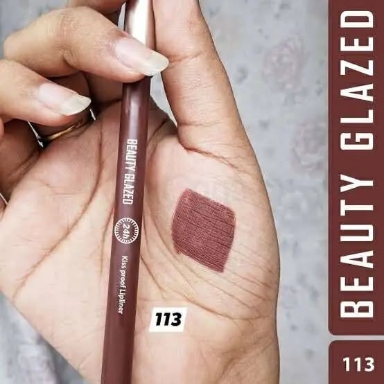 Picture of BEAUTY GLAZED Waterproof Matte Lip Liner Pencil For Lips Eyeliner  Blush Smooth Easy To Waer Long Lasting Lip Glaze Pen Sketch Dye Tint Lipstick Lip Makeup