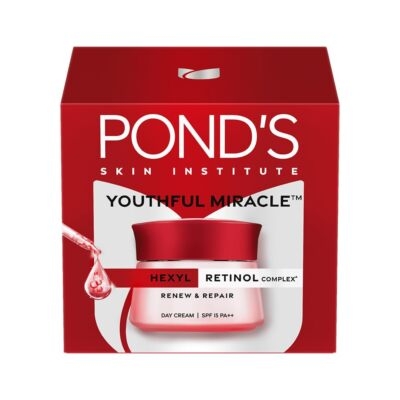 Picture of Ponds Youthful Miracle Hexyl Retinol Complex, Renew & Repair Day Cream 50gm