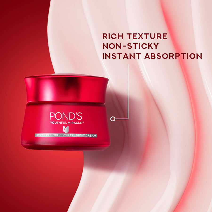 Picture of Ponds Youthful Miracle Hexyl Retinol Complex, Renew & Repair Day Cream 50gm