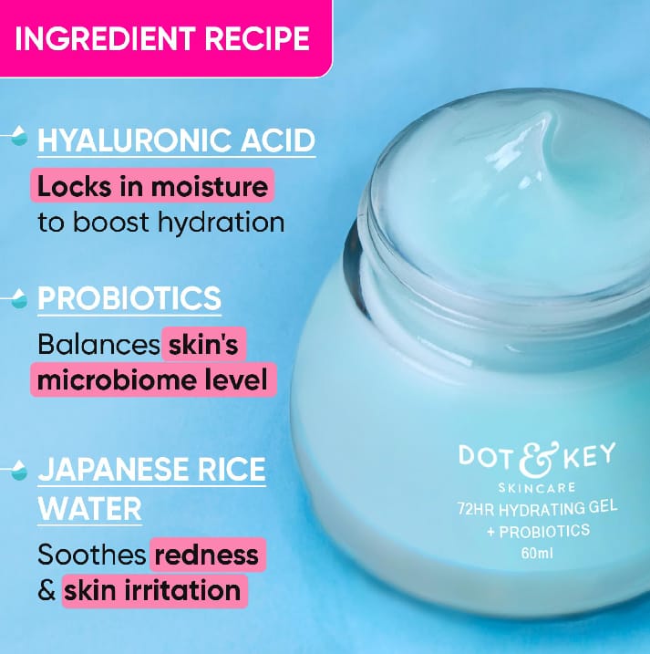 Picture of Dot & Key 72 hr hydrating gel moisturizer 15ml
