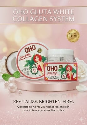 Picture of OHO Gluta White Collagen Body Cream & Face Pack - 300gm & 250gm