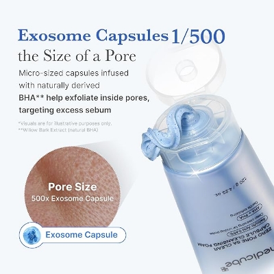 Picture of Medicube Zero Pore SA Clear Capsule Cleansing Foam-120gm - Blue