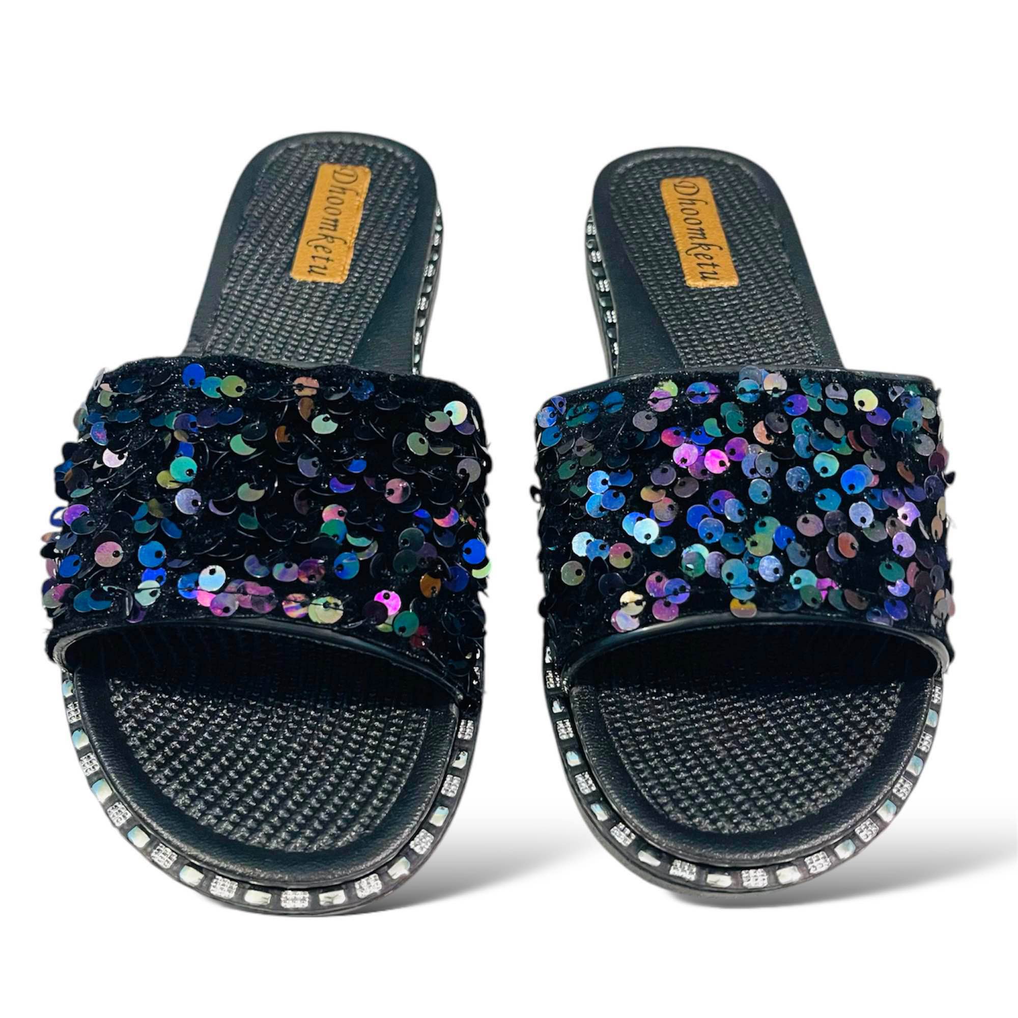Picture of Girls' Room Slippers - Non-Slip Rubber Flats for Casual Indoor Use
