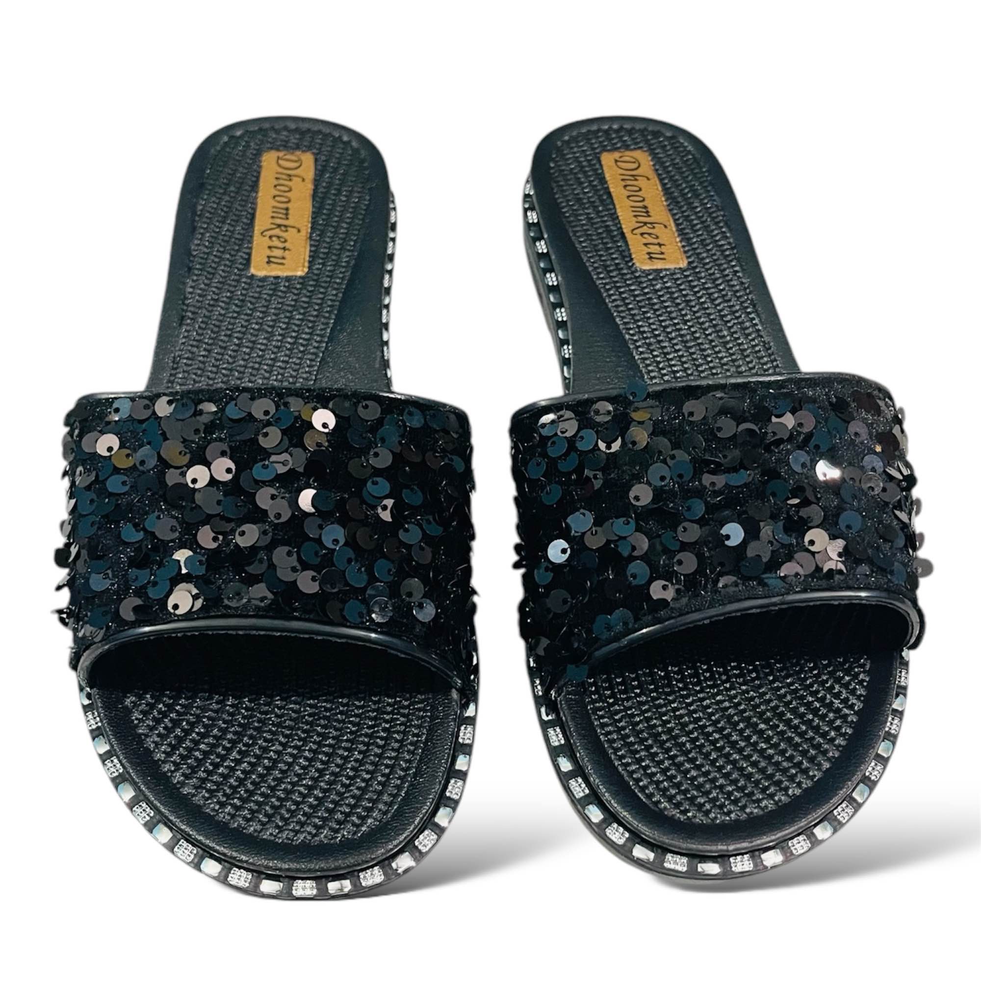 Picture of Girls' Room Slippers - Non-Slip Rubber Flats for Casual Indoor Use