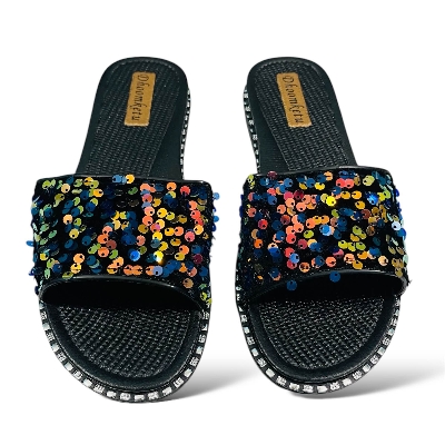 Picture of Girls' Room Slippers - Non-Slip Rubber Flats for Casual Indoor Use