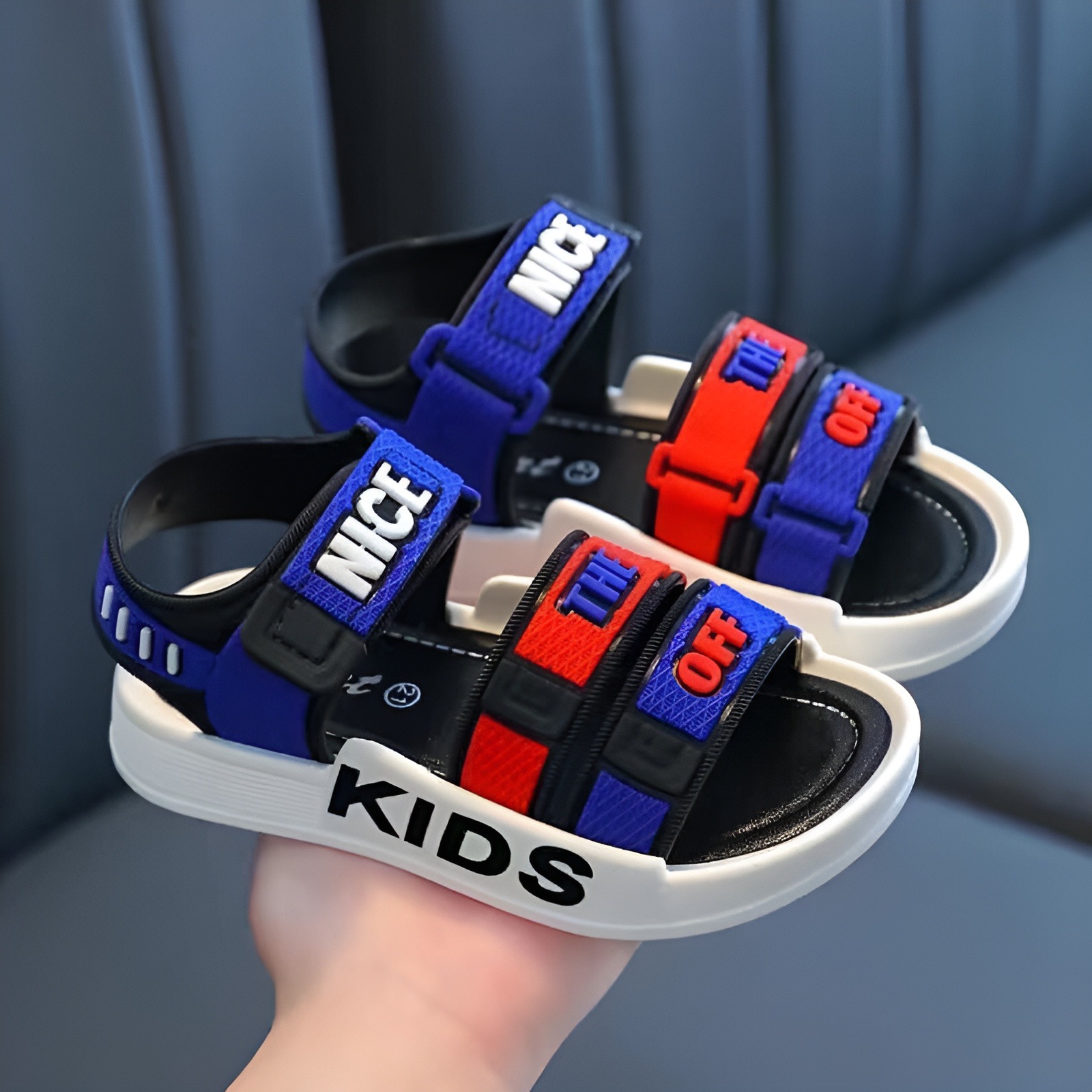Picture of New Baby Boys Sandals Summer Kids Beach Shoes Children Kids Sports Casual Student Pvc Sandals Soft Non-slip Fashion Wild New Summer Children Beach Sandals For Boys EUR 21-30
