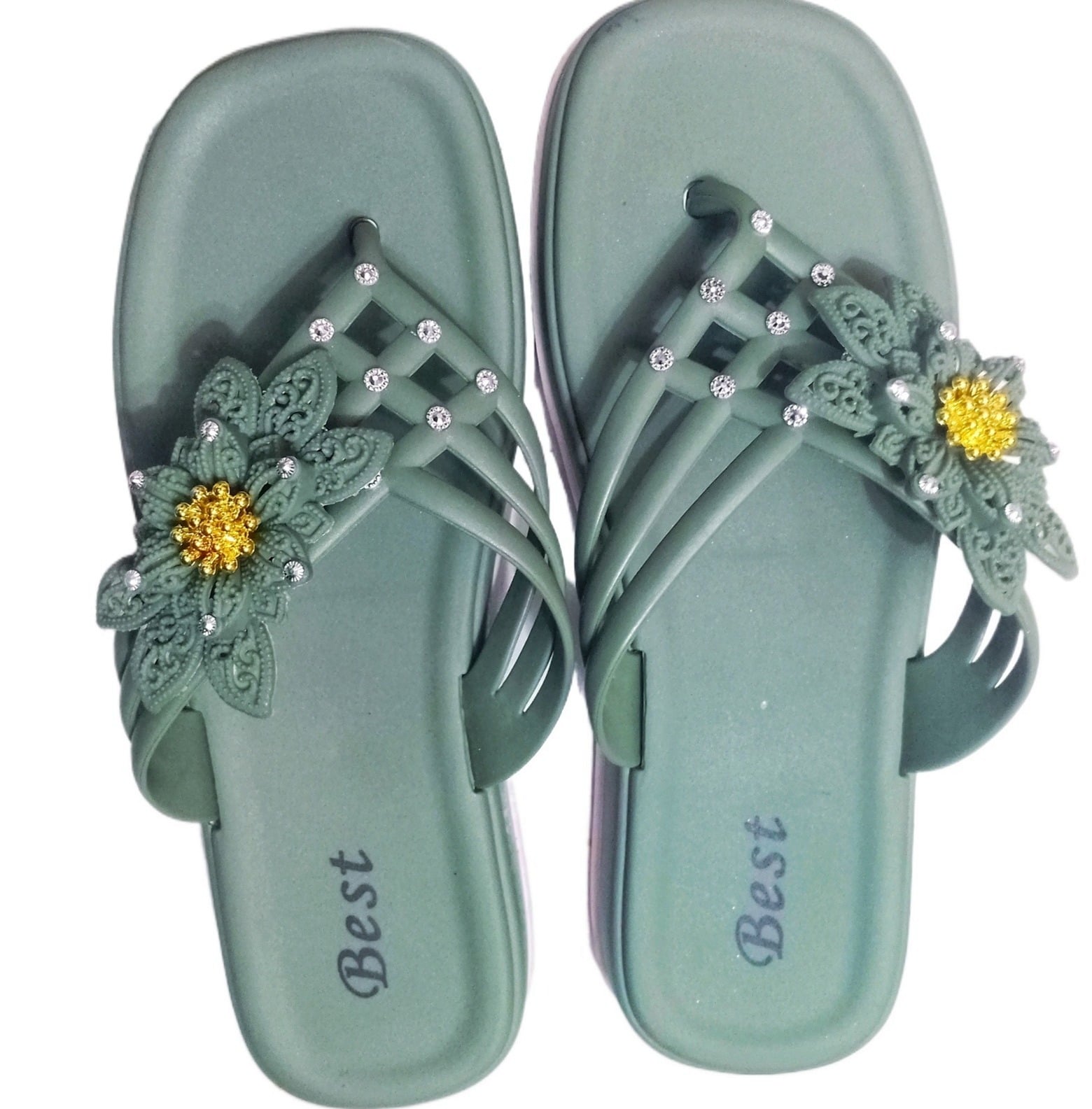 Picture of Women‘s Fashionable Flip Flops Comfortable Soft Slippers Style Cute Sandal For Woman In 3 Color