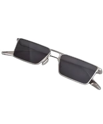 Picture of Eymen I Rectangular Sunglasses Classic Retro Metal Frame Small Size UV400 UV Protection For Men And Women