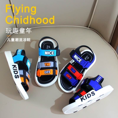 Picture of breathable Sport Sandal New sandal for Boys Beach Shoes Comfortable Soft Sole Non- Slif sandallas