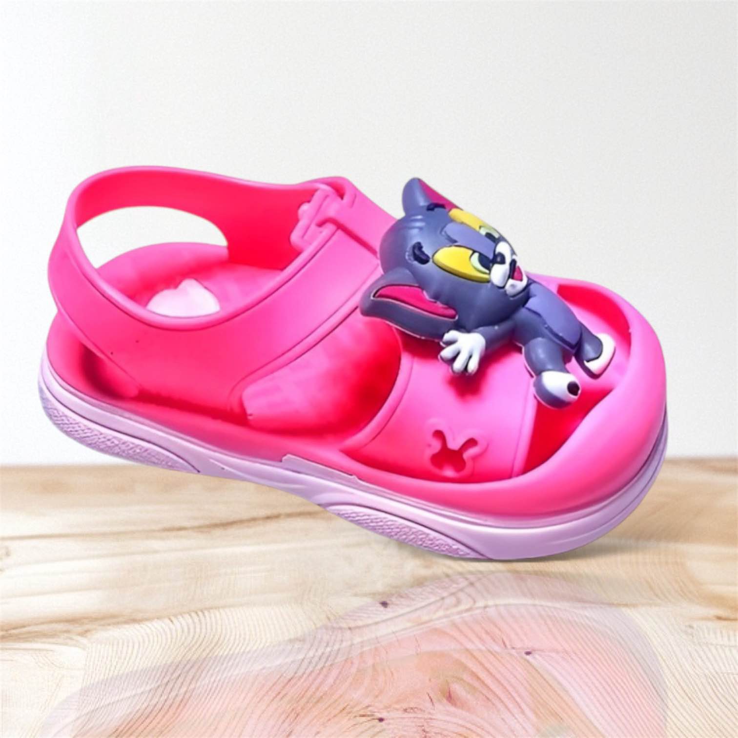 Picture of Children's Flip Flops Girls' Summer New Cartoon Girls' Non-Slip Soft Bottom Indoor Bathroom Baby Beach Slippers Green- Blue & Pink