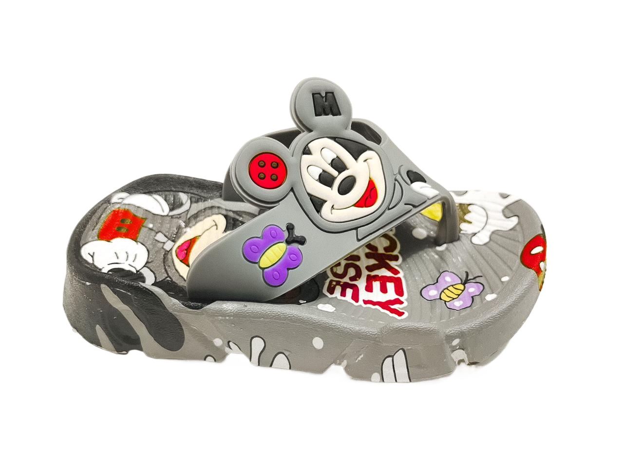Picture of Children's Flip Flops Boy's & Girl's Summer New Cartoon Boy's Non-Slip Soft Bottom Indoor Bathroom Baby Beach Slippers - Red & Black, Sky
