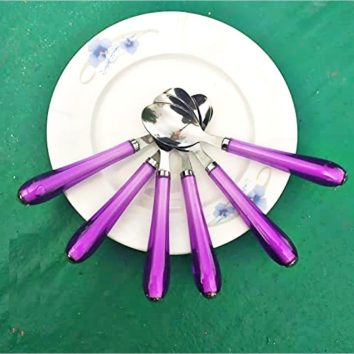 Picture of Tea Spoon Set/ Cutlery Set/ Spoon Set/ HIGH QUALITY Stainless Steel Spoon Set -6 Pieces (ছয় পিস চা চামচ)