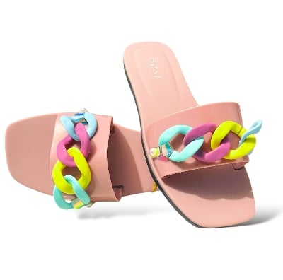 Picture of Slipper Slipper for Girls ANANDA Chain Design Slipper High Quality Girls Slipper Girls sandal Girls Shoes New premium sandal for Women