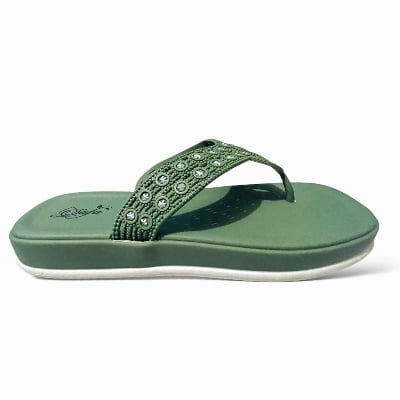 Picture of Womens Viral Flat Regular China Shoes New Fashionable Ladies Flat Slipper Sandals New Premium Sandal for Girls | Trending Slippers For woman | shoes for woman indoor outdoor slippers for women