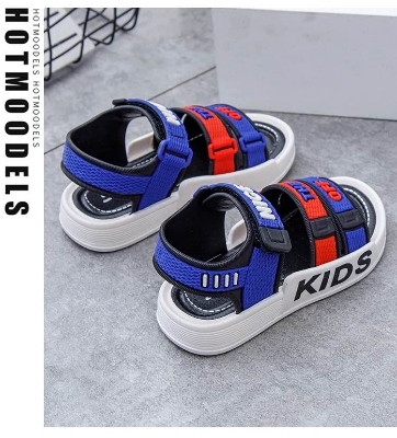 Picture of New Baby Boys Sandals Stylish Colorful Kids Beach Shoes Children Kids Sports Casual Student Pvc Sandals Soft Non-slip Fashion Wild New Summer & Winter Children Beach Sandals For Boys EUR 21-30