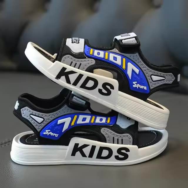 Picture of Children Sport Sandals New Boys Girls Casual BeachShoe Comfortable Soft Sole Kids Shoes Fashion Non-slip Slippers toddler