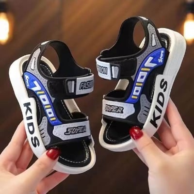 Picture of Children Sport Sandals New Boys Girls Casual BeachShoe Comfortable Soft Sole Kids Shoes Fashion Non-slip Slippers toddler