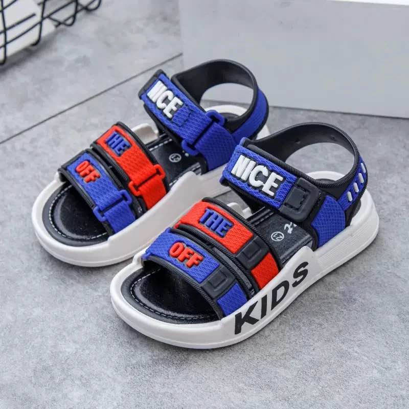 Picture of Children Girls Boys Sandals Children Beach Sandals New Non-slip Soft Bottom Breathable Girls Boys Shoes Lightweight Kids Shoes