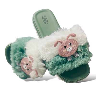 Picture of Slipper for Girls Sandal for girls house slipper sandal for woman New Premium Winter Sandal For woman Trendy Winter Slipper for Girls Color : Blue, Green, Pink
