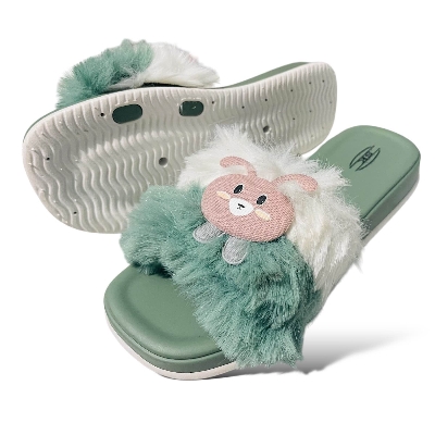 Picture of Slipper for Girls Sandal for girls house slipper sandal for woman New Premium Winter Sandal For woman Trendy Winter Slipper for Girls Color : Blue, Green, Pink