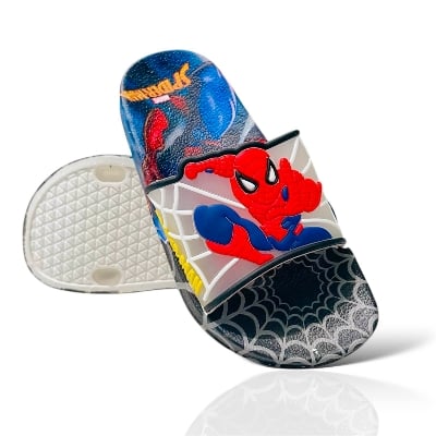 Picture of Slides Slipper for Child’s Boys New Model Slippers Shoes Graffiti Open Toe Low Platform Flip Flops Outdoor Flat Beach Slides Sandals