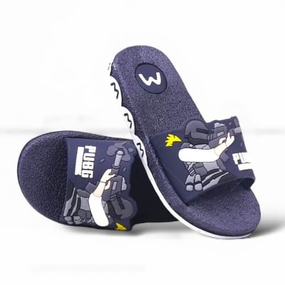 Picture of Slides Slipper for Child’s Boys New Model Cartoon Design high quality Slippers Shoes Graffiti Open Toe Low Platform Flip Flops Outdoor Flat Beach Slides Sandals