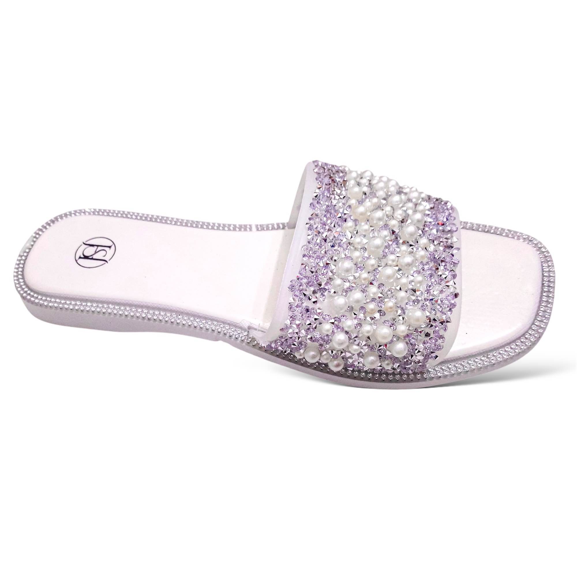 Picture of Fashionable Full Stone Siliper - Shoe For Women New Premium Sandal For Girls