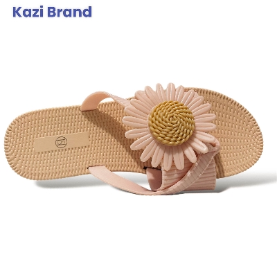 Picture of Premium Sunflower Daisy Flip Flops – Soft & Comfortable Summer Sandals for Women