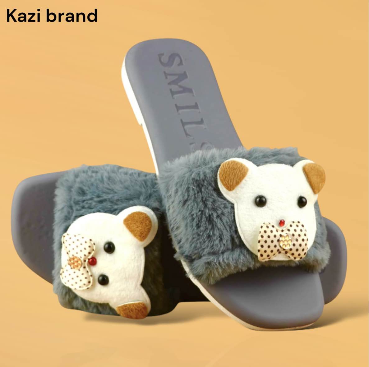 Picture of Flat Slipper for girls New collection Winter slipper for women Room Slipper house slipper wool slipper New premium winter Slippers  for woman