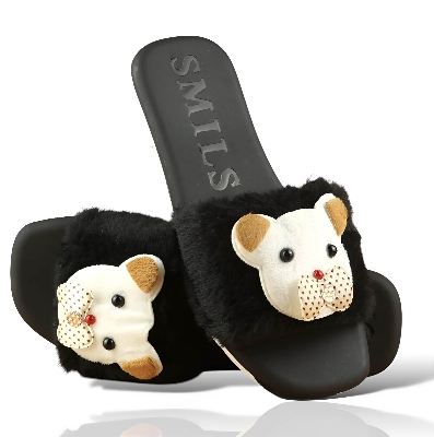 Picture of Flat Slipper for girls New collection Winter slipper for women Room Slipper house slipper wool slipper
