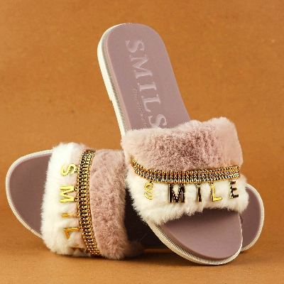 Picture of Flat Slipper for girls New collection Winter slipper for women Room Slipper house slipper wool slippers