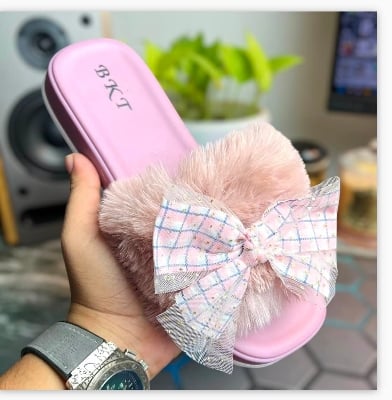 Picture of Flat Slipper for girls New collection Winter slipper for women Room Slipper house slipper wool slipper