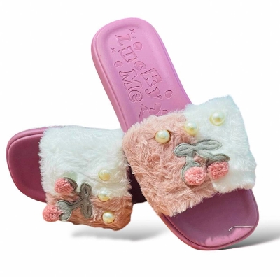 Picture of Flat Slipper for girls New collection Winter slipper for women Room Slipper house slipper wool slipper