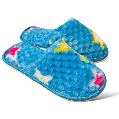 Picture of Children New Flor Drag Winter Warm Shoes Girls Boys Cute indoor Baby home Thick Cotton Slippers Winter Room slippers for children